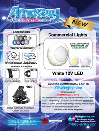 Amoray Nicheless 12v Commercial White LED Light