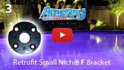Retrofit Small Niche F Bracket Aqualumin Retrofit Small Niche F Bracket Aqualumin